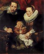 Anthony Van Dyck Family Group oil
